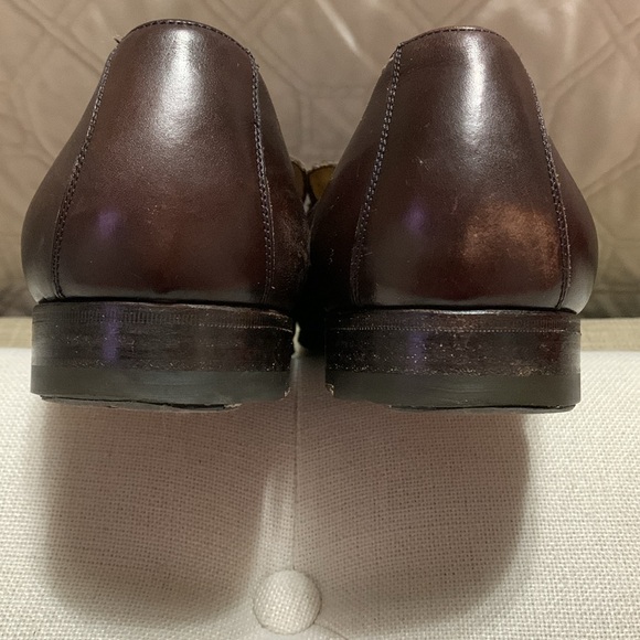 Yves Saint Laurent Men Mokassin Dark Brown Leather Slip-Ons US 11.5/EU 45.5 - Picture 15 of 16